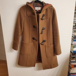Camel Wool English Duffel Coat